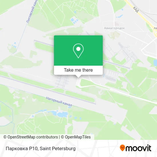 Парковка P10 map