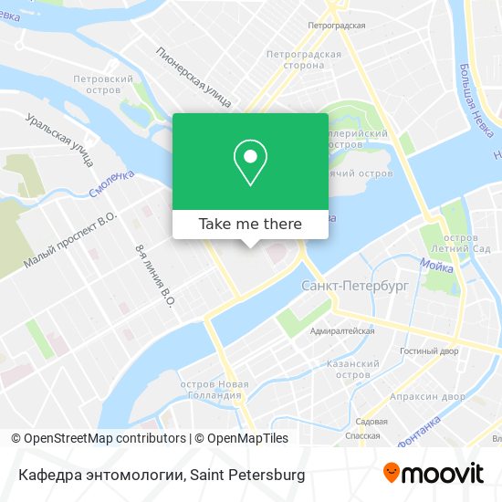 Кафедра энтомологии map