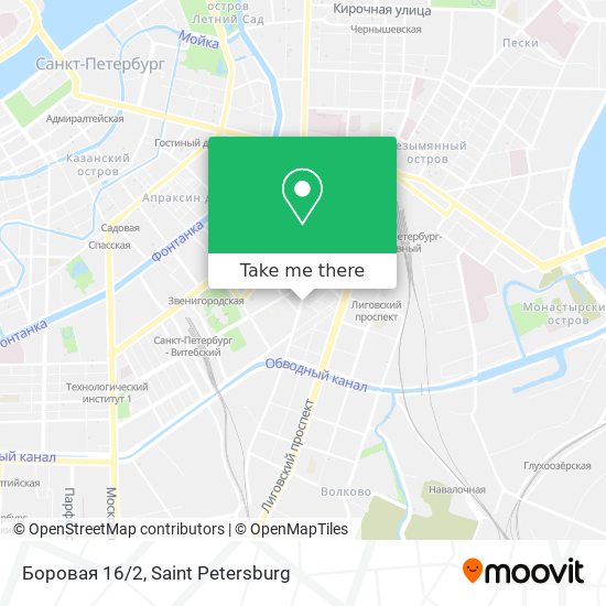 Боровая 16/2 map