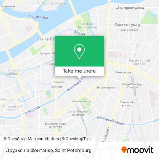 Друзья на Фонтанке map