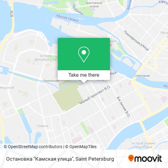 Остановка "Камская улица" map