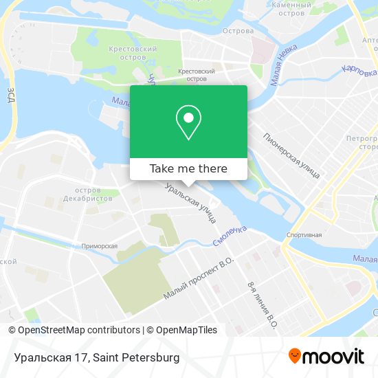 Уральская 17 map
