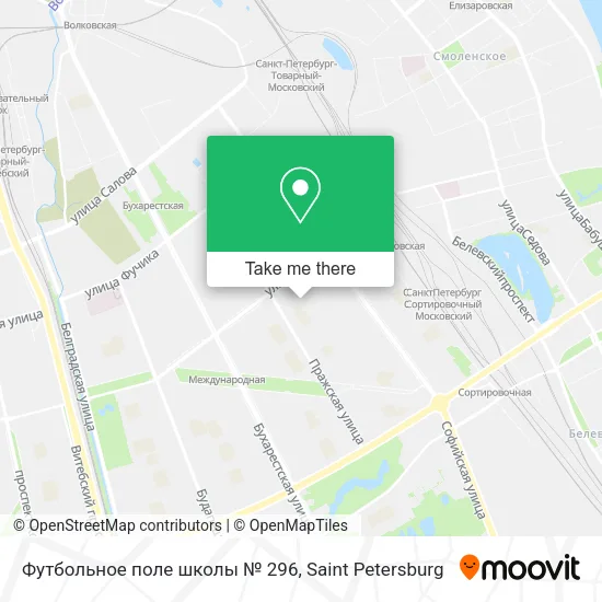Футбольное поле школы № 296 map
