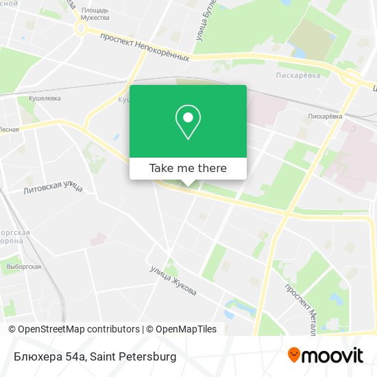 Блюхера 54а map