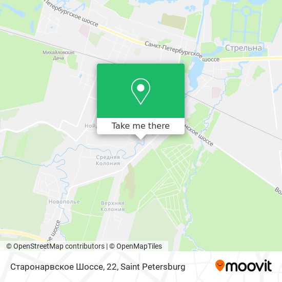 Старонарвское Шоссе, 22 map