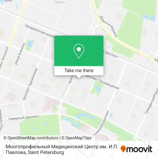 Многопрофильный Медицинский Центр им. И.П. Павлова map