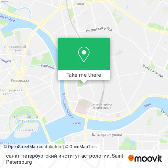 санкт-петербургский институт астрологии map