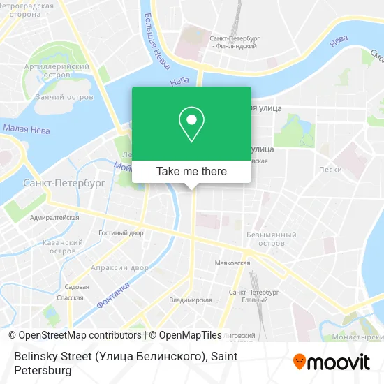 Belinsky Street (Улица Белинского) map
