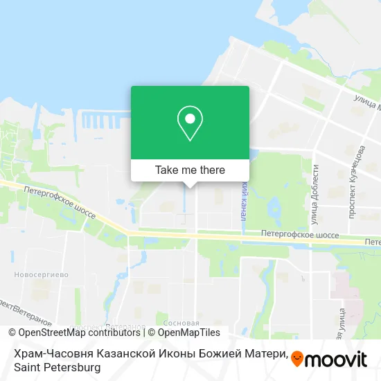 Храм-Часовня Казанской Иконы Божией Матери map