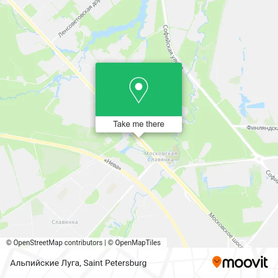 Альпийские Луга map