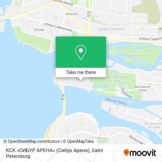 КСК «СИБУР АРЕНА» (Сибур Арена) map
