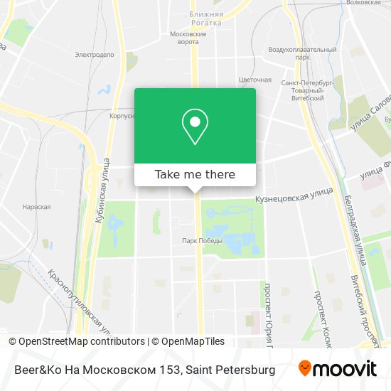 Beer&Ko На Московском 153 map