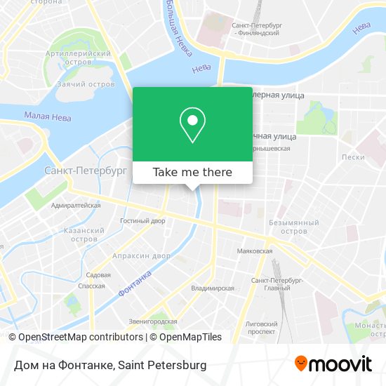 Дом на Фонтанке map