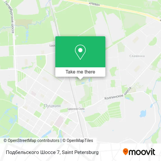 Подбельского Шоссе 7 map