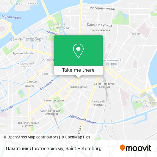 Памятник Достоевскому map