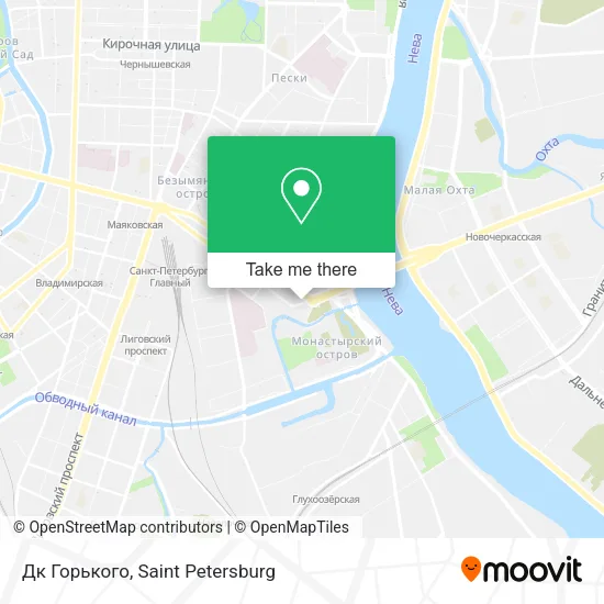 Дк Горького map