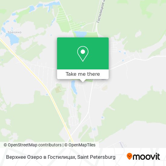 Верхнее Озеро в Гостилицах map