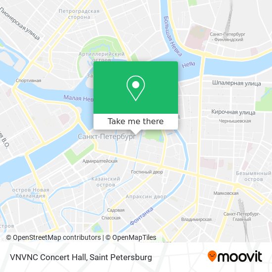 VNVNC Concert Hall map