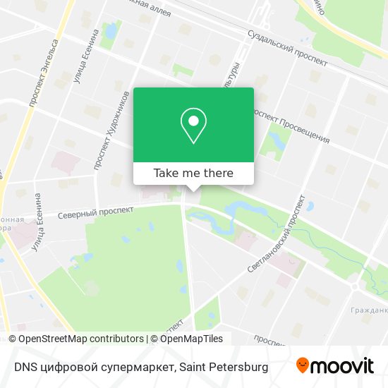 DNS цифровой супермаркет map