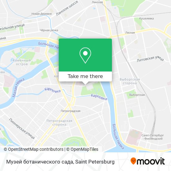 Музей ботанического сада map