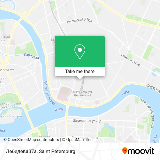 Лебедева37а map
