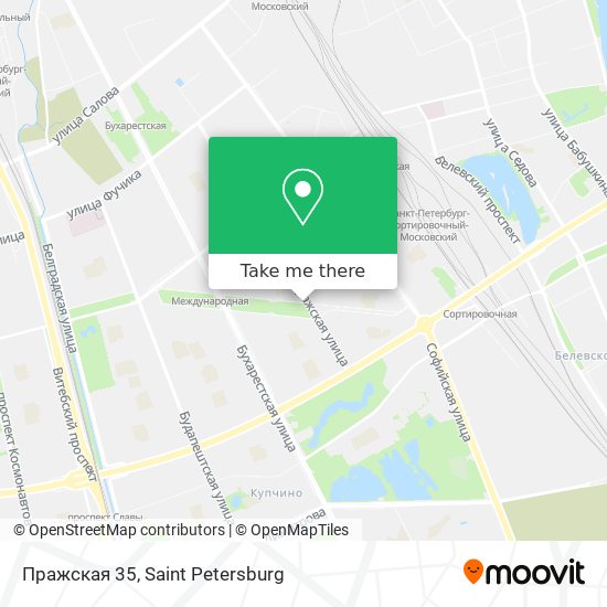 Пражская 35 map