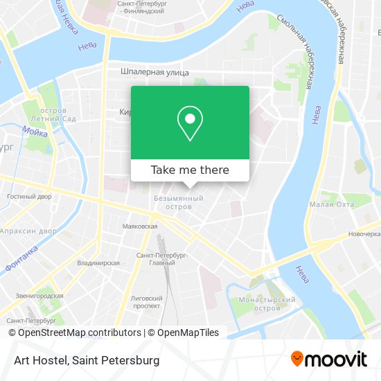 Art Hostel map