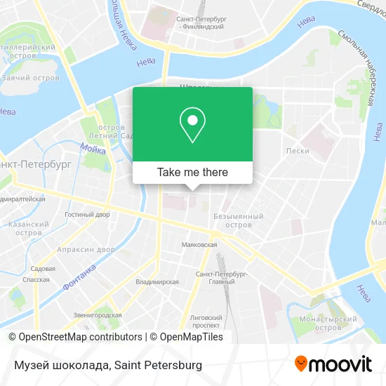 Музей шоколада map