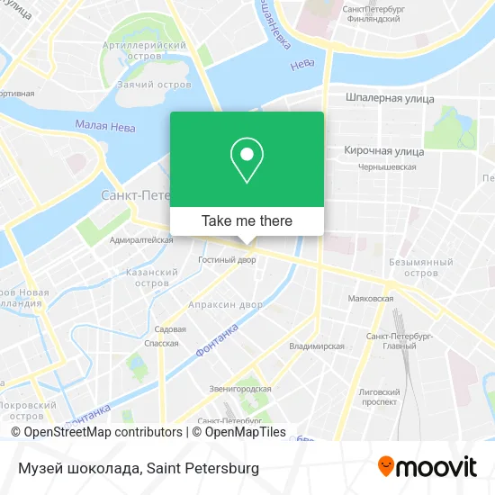 Музей шоколада map