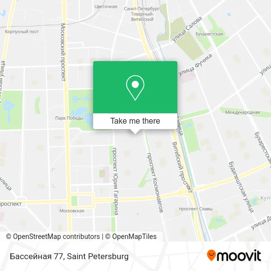 Бассейная 77 map