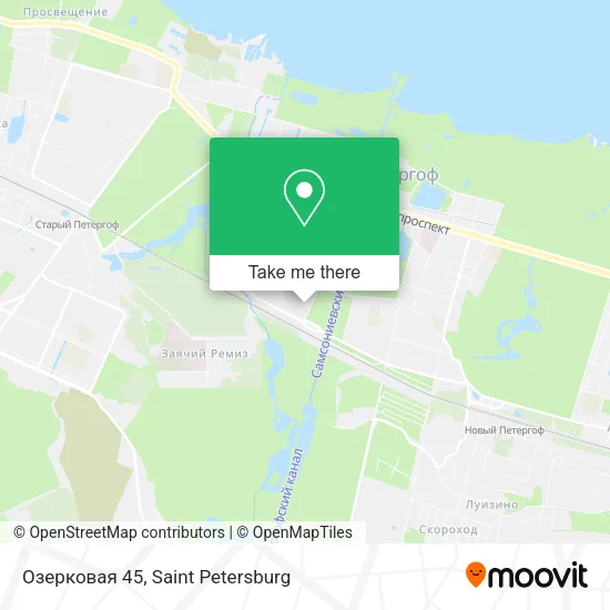 Озерковая 45 map