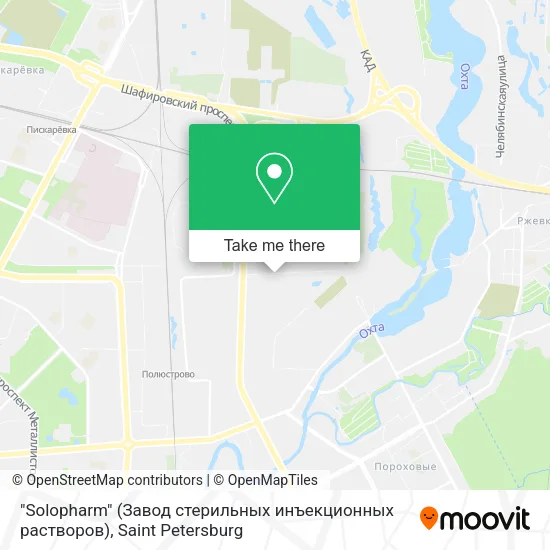 "Solopharm" (Завод стерильных инъекционных растворов) map