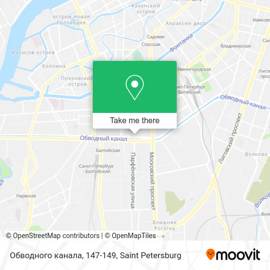 Обводного канала, 147-149 map
