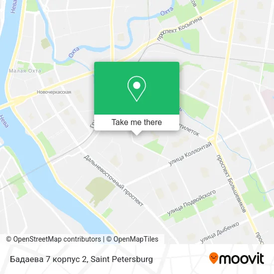 Бадаева 7 корпус 2 map