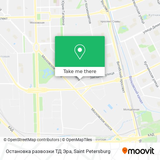 Остановка развозки ТД Эра map