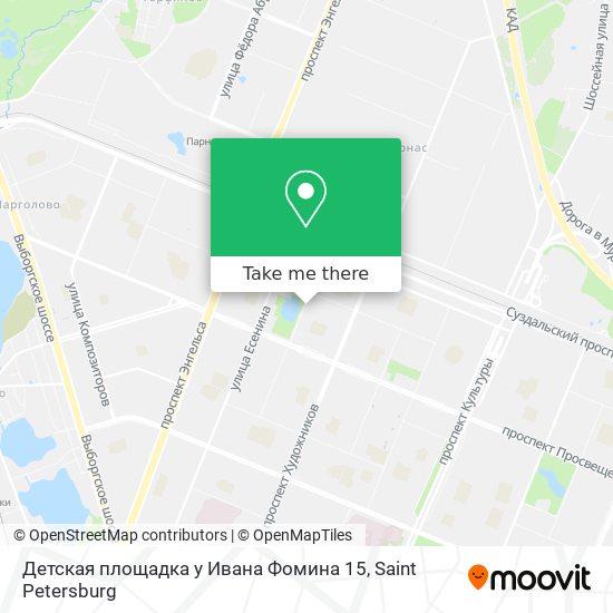 Детская площадка у Ивана Фомина 15 map
