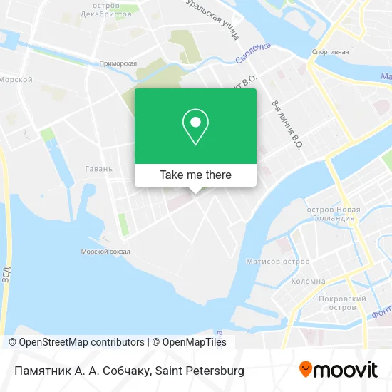 Памятник А. А. Собчаку map