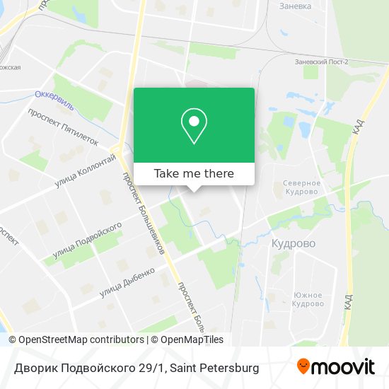 Дворик Подвойского 29/1 map