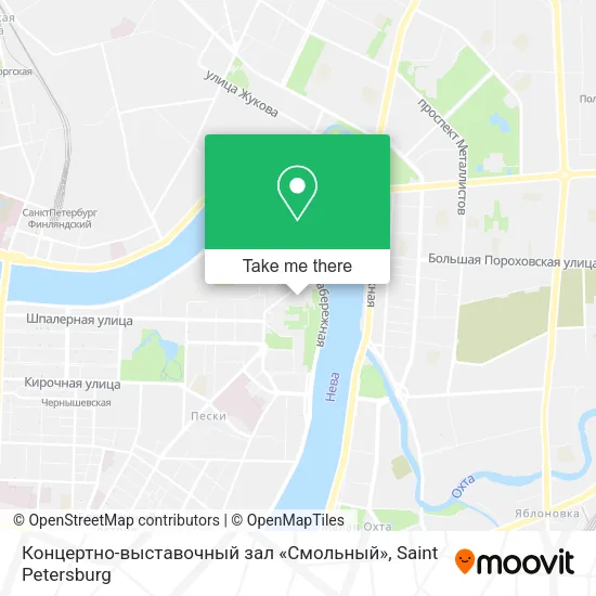 Концертно-выставочный зал «Смольный» map