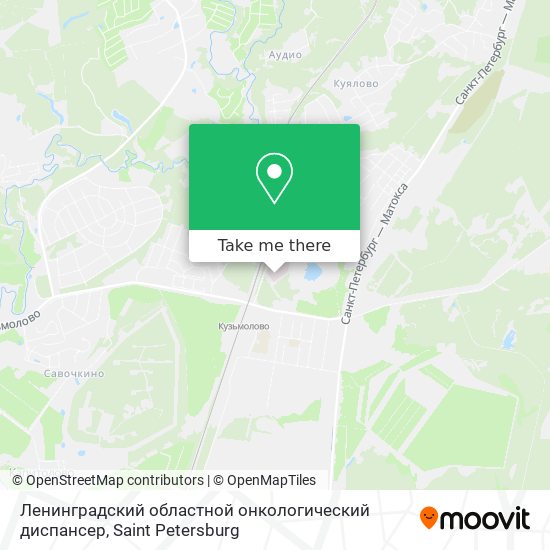 Ленинградский областной онкологический диспансер map