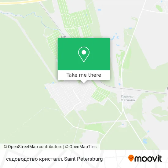 садоводство кристалл map