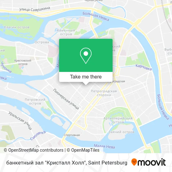 банкетный зал "Кристалл Холл" map