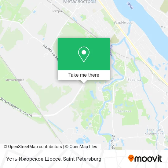 Усть-Ижорское Шоссе map