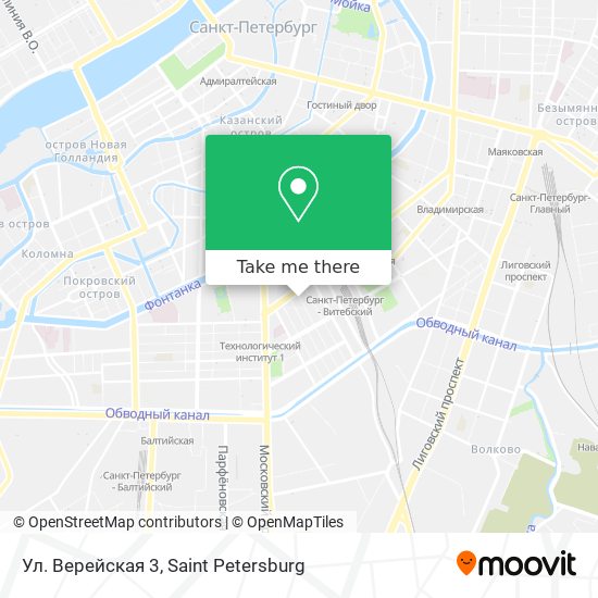 Ул. Верейская 3 map