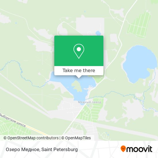 Озеро Медное map