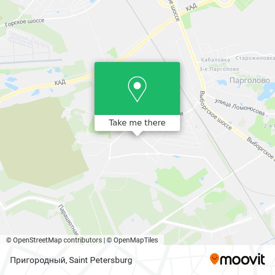 Пригородный map