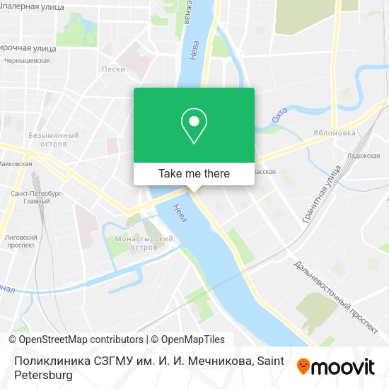 Поликлиника СЗГМУ им. И. И. Мечникова map