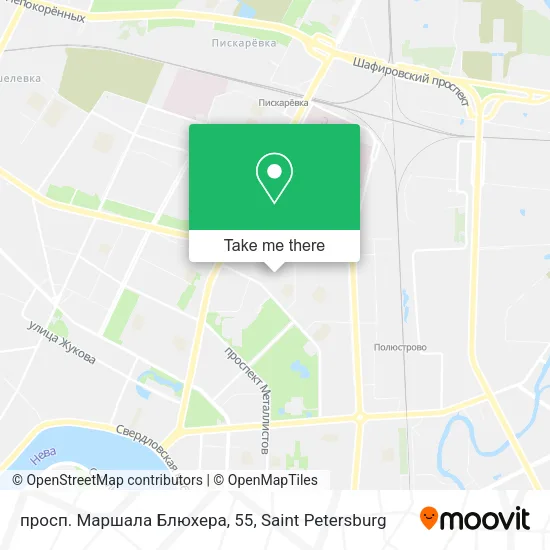 просп. Маршала Блюхера, 55 map