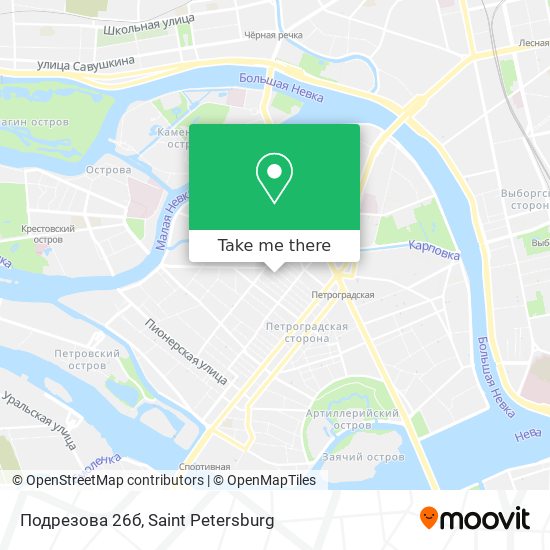 Подрезова 26б map