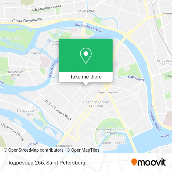Подрезова 26б map
